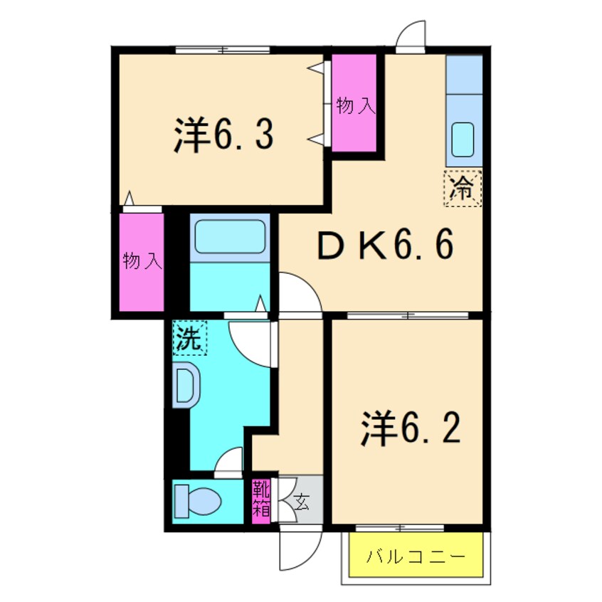 間取図 アーバンハイツⅠ