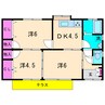 給前住宅 3DKの間取り