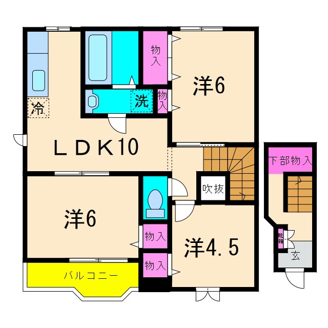 間取り図 アヴニールA