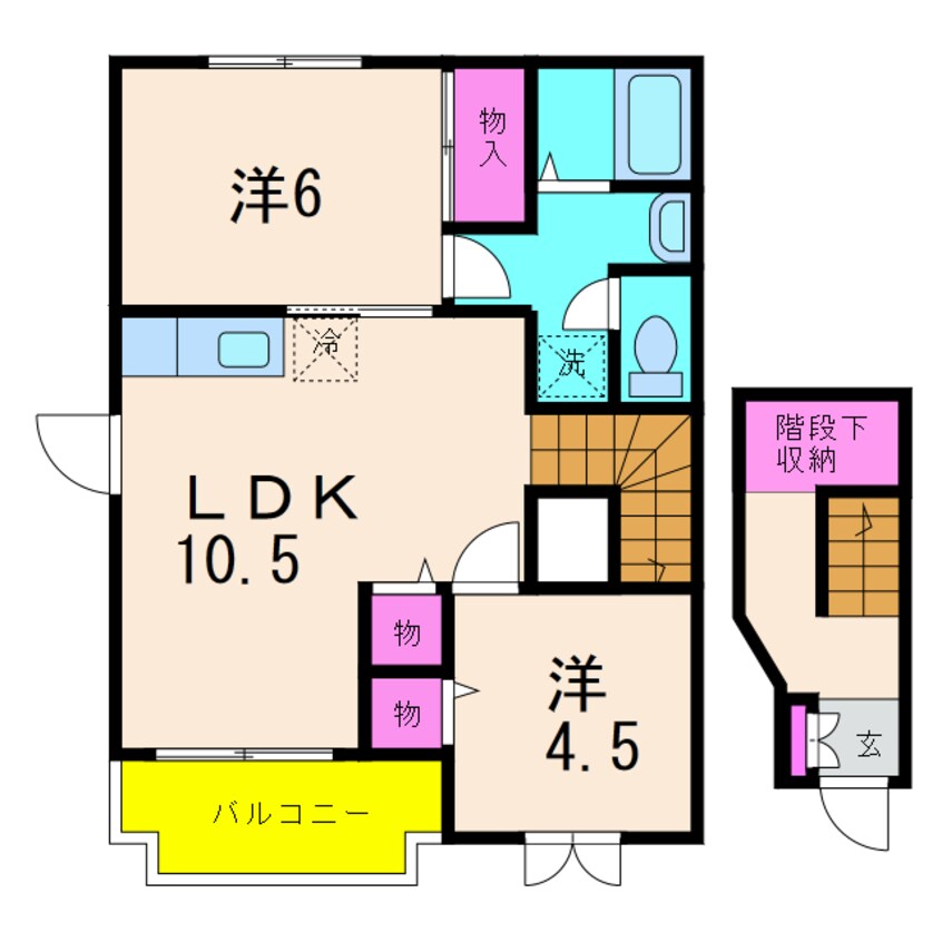 間取図 サンヴェールⅠ