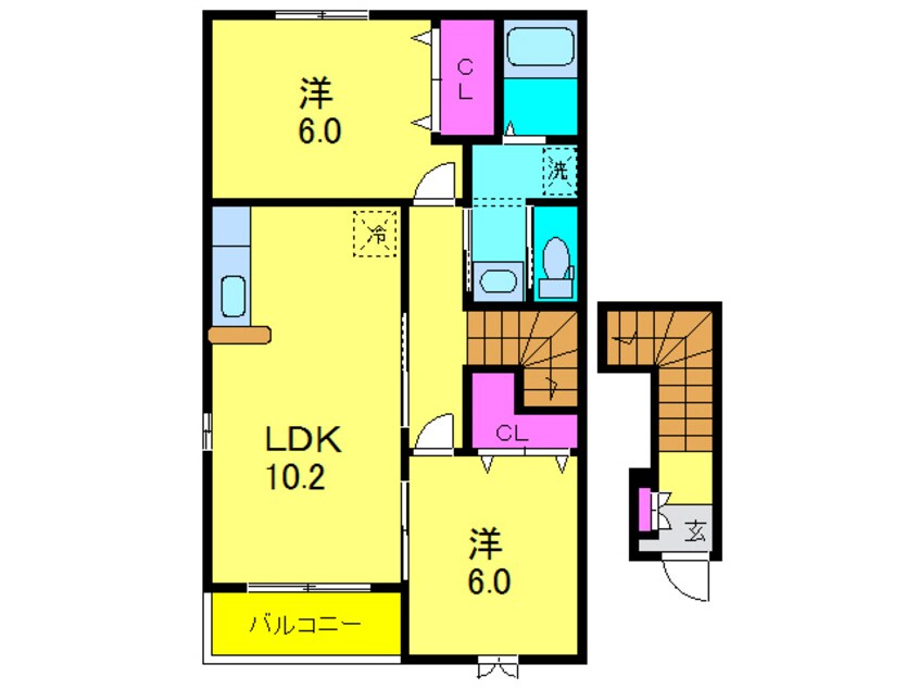 間取図 ソシアⅡ