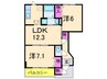 ア・ラ・モードエムⅡ 2LDKの間取り