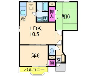 間取図 アン・プレーヌＡ