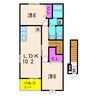ブリズⅢ 2DKの間取り