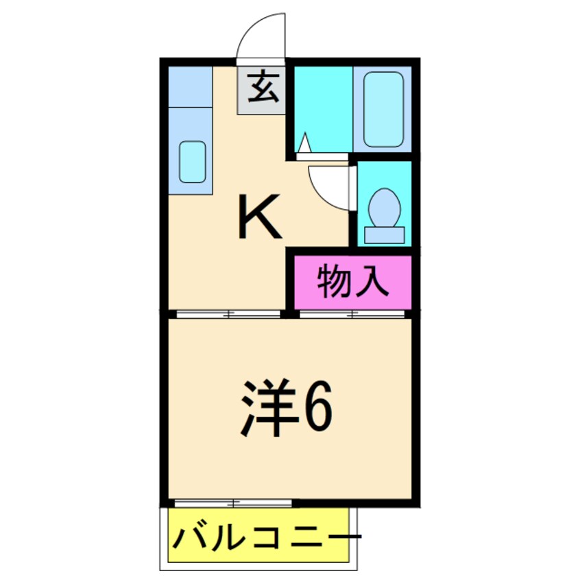 間取図 グランデュール小幡