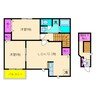エレガンシアⅡ 2LDKの間取り