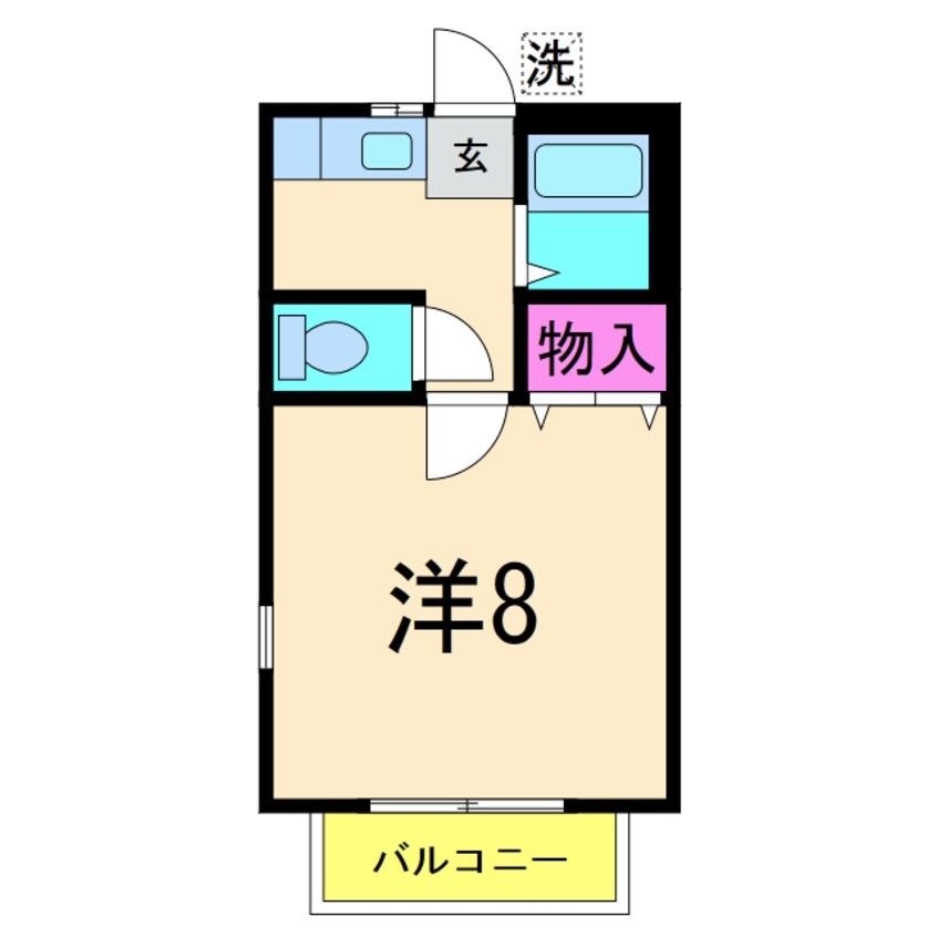 間取図 コーポのぐち