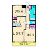 Altair 2LDKの間取り