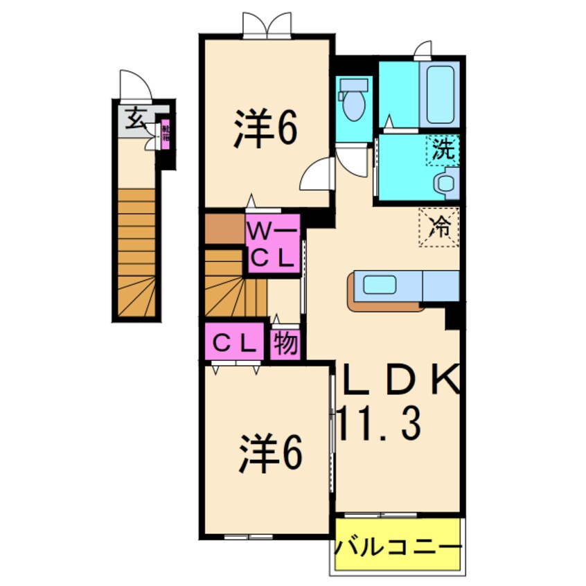 間取図 テツ　ガーデン