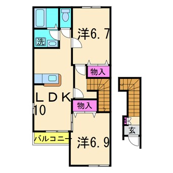 間取図 シェルローザ