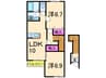 シェルローザ 2LDKの間取り