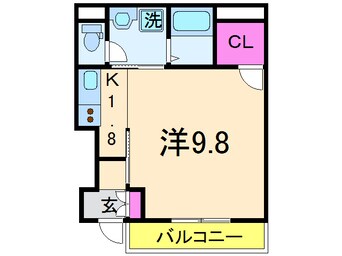 間取図 ロココ　TACHIBANAYA