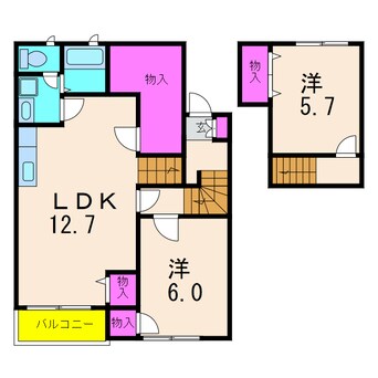 間取図 ボンジュールⅠ