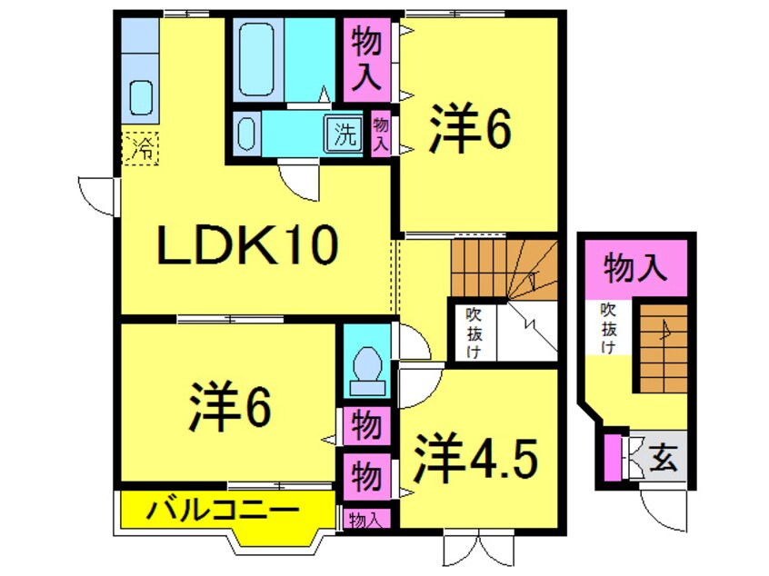 間取図 スウィートオーシャンＣ