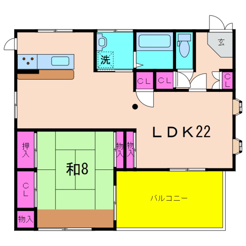 間取図 林邸