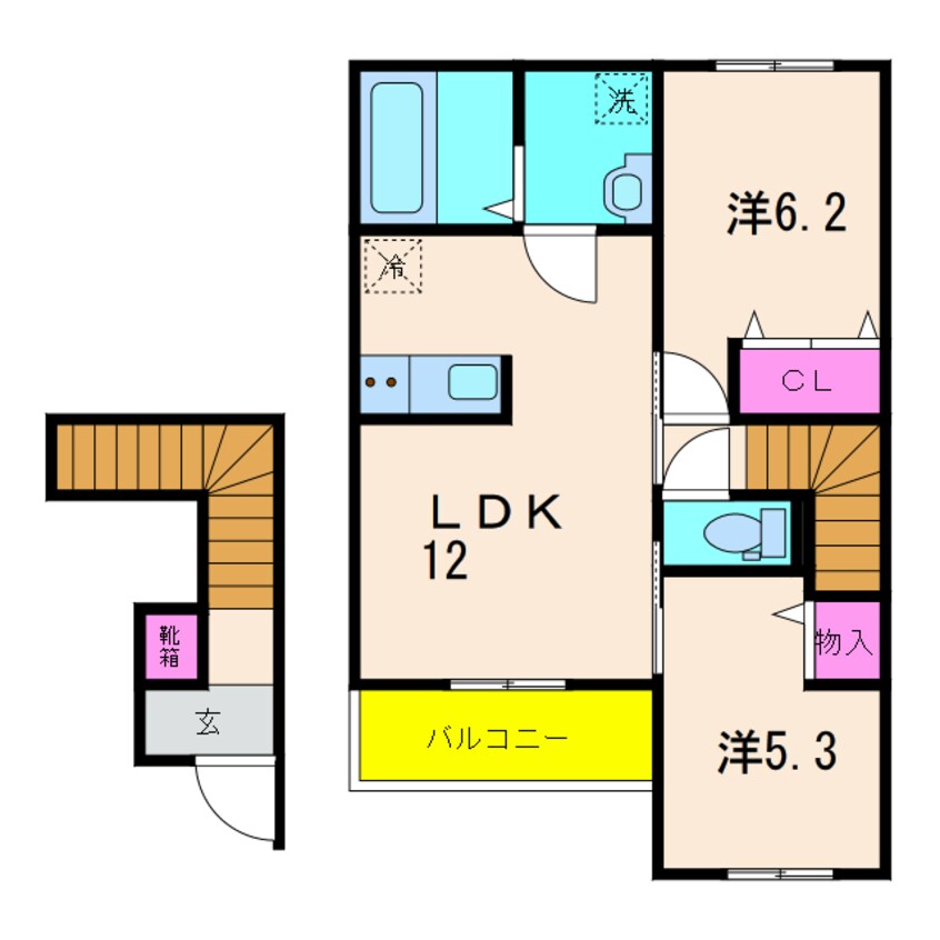 間取図 シャロームコートＪ