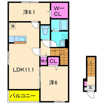 間取図 グランパレス　カシマ　Ⅱ