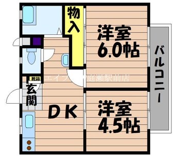 間取図 高見ハイツB