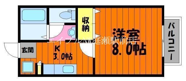 間取り図 えとあタウン　A棟
