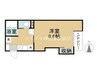 グランデ川崎医大前 1Kの間取り