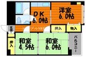 カレント中庄の間取図