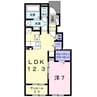 ノヴァ　Ⅱ 1LDKの間取り