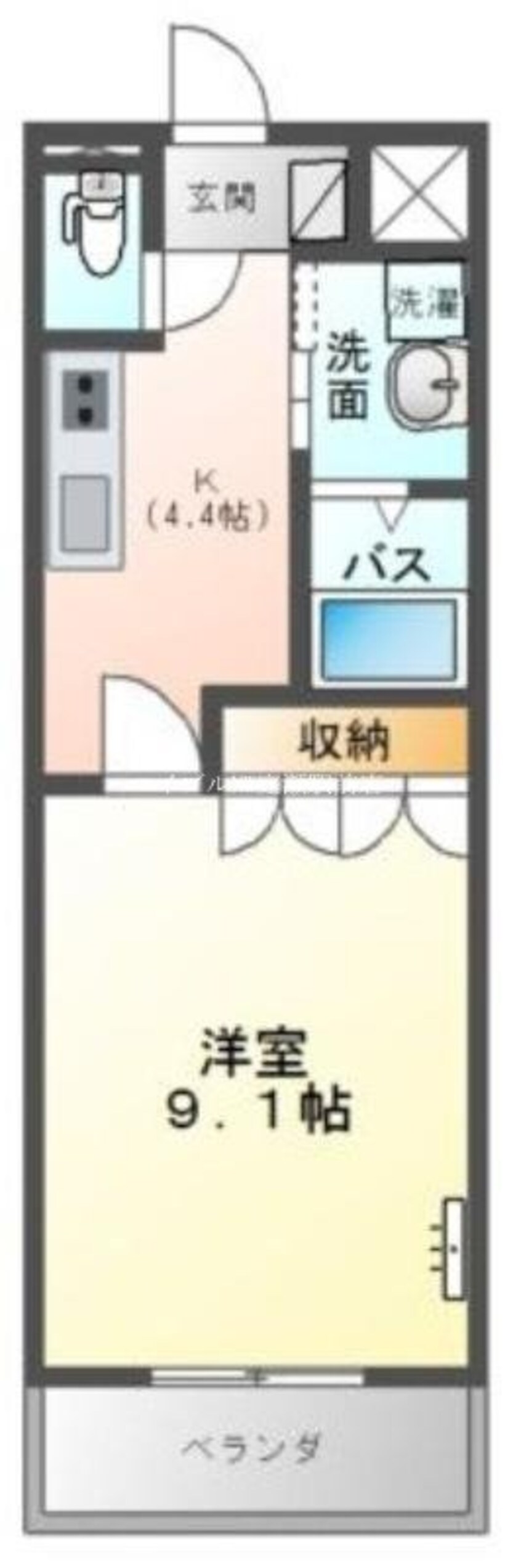 間取図 カントリードール