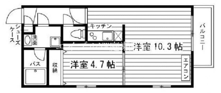 間取図 プエルラスクェアアコウⅢ番館