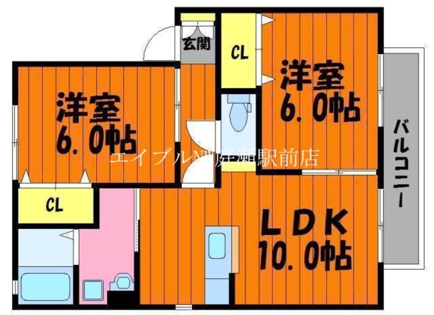 間取図 ソレア　W棟