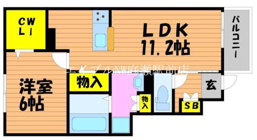 間取図 カーサ・リアン