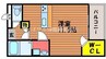 レオパレスファミーユⅡ 1Rの間取り
