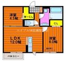 ウォームナガセ 2LDKの間取り