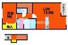 GRACECoCo 1LDKの間取り