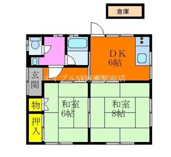 間取図 熊代アパート