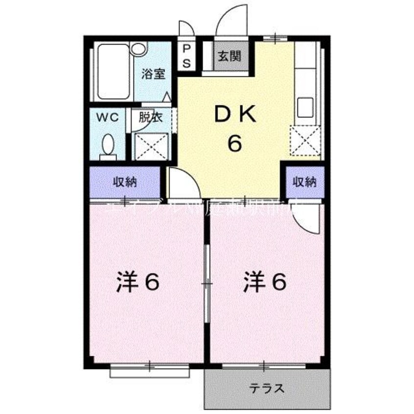 間取図 エルディムシャルマンＣ