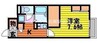 レオパレスセードル２ 1Rの間取り
