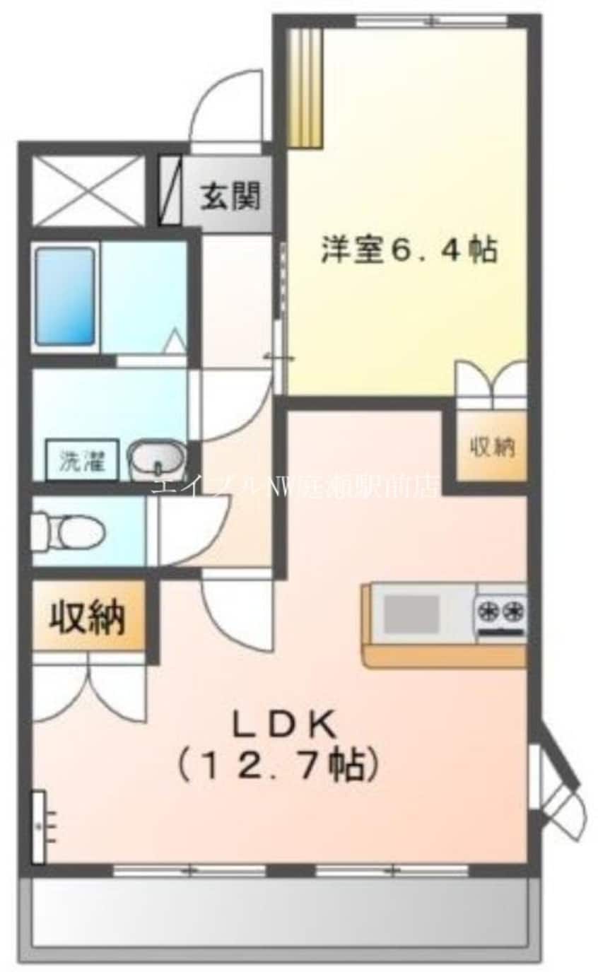 間取図 エルガーデン白石