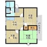 フレグランスラフォーレ 3DKの間取り