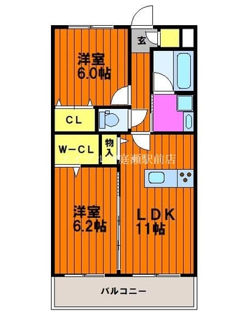 間取図 ウッドコート御南