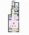 シャノアール 1Kの間取り