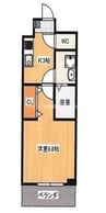 Bella casa felice 1Kの間取り