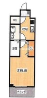 Bella casa felice 1Kの間取り