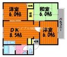 サンビレッジブライト　Ｂ棟 3LDKの間取り