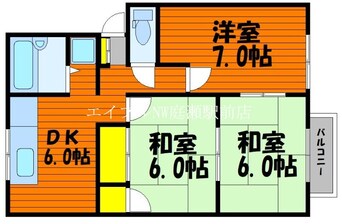 間取図 サンコーポときわ