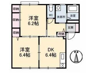 間取図 ウイング　A棟