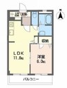 Pure・Life－Kume 1LDKの間取り