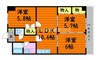 セントエルモ里庄 3LDKの間取り