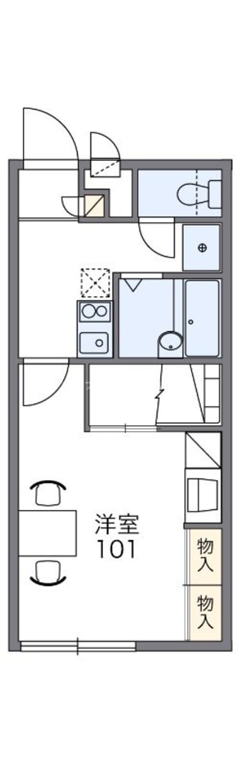 間取図 レオパレス総社南ソレイユ