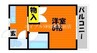 リトルハイム花尻５８号館 1Kの間取り