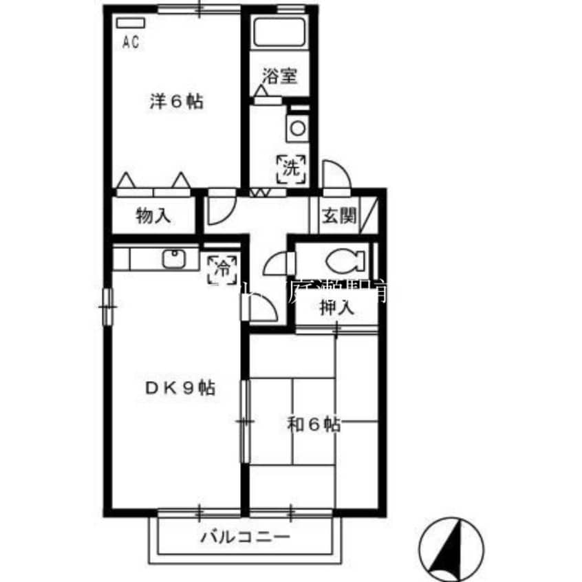 間取図 セレーノ・今保　Ｂ棟